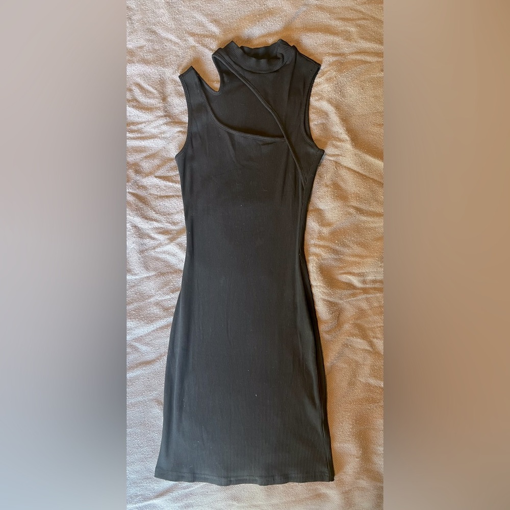 Black Bodycon Mini Dress